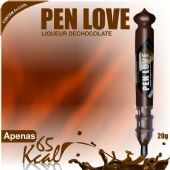 CANETA COMESTIVEL SICRET PEN LOVE LICOR 20G CHOCOLATE