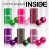 Bolinha Beijavel INSIDE 02 UND morango c/ Champ